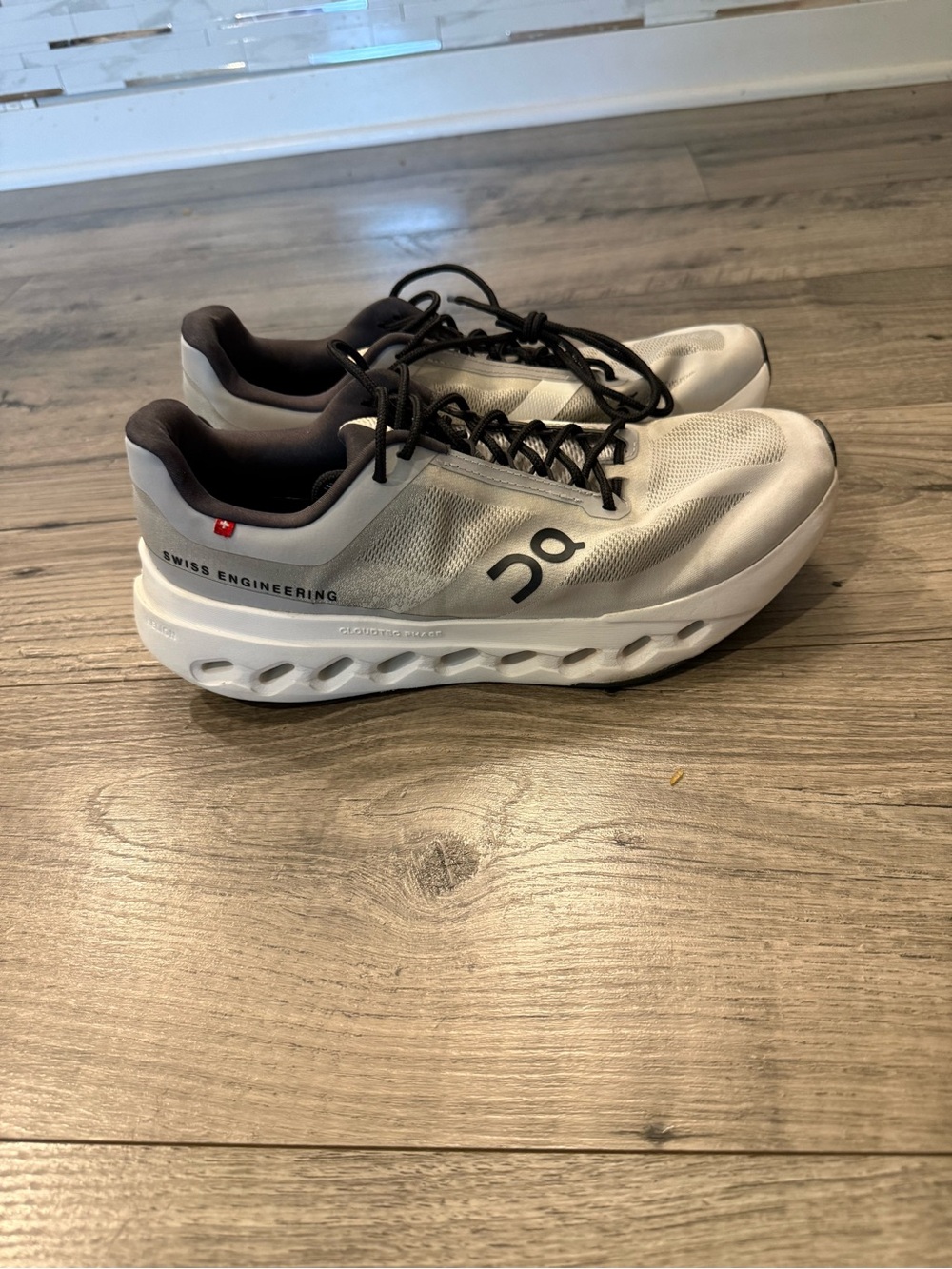 On Running Men’s Cloudnova Running Shoes - White/Black